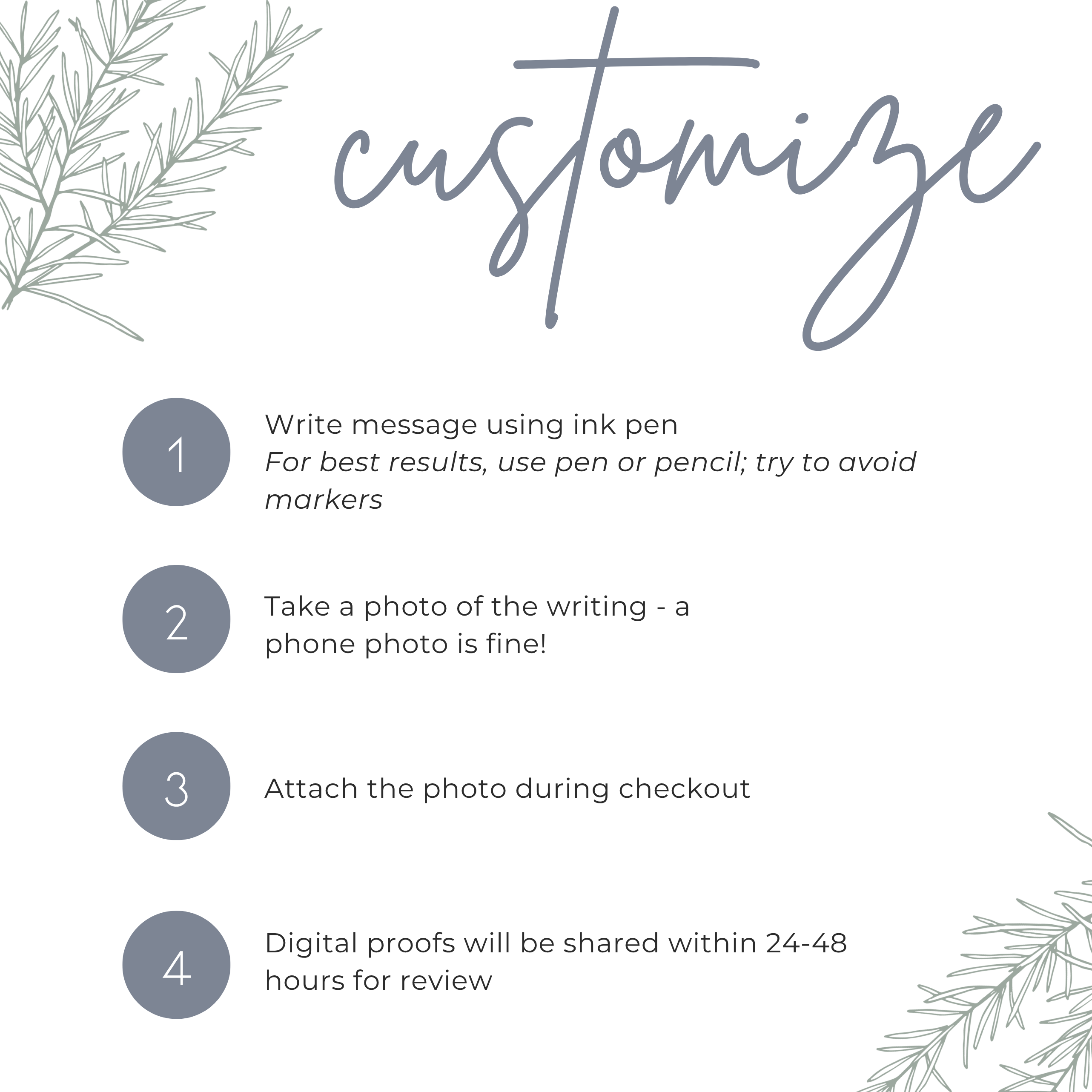 Embroidered Handwritten Handkerchief