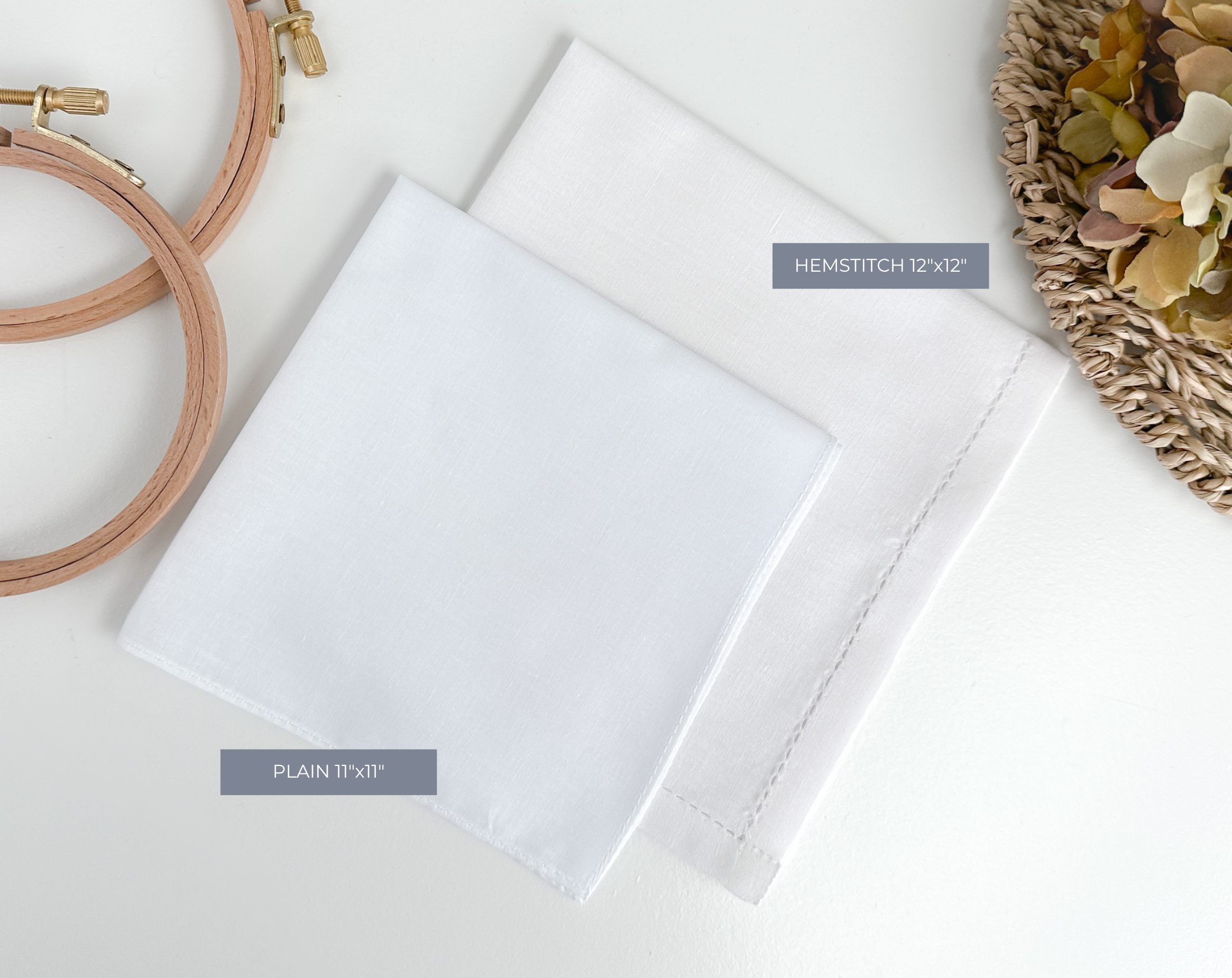 Embroidered Handwritten Handkerchief