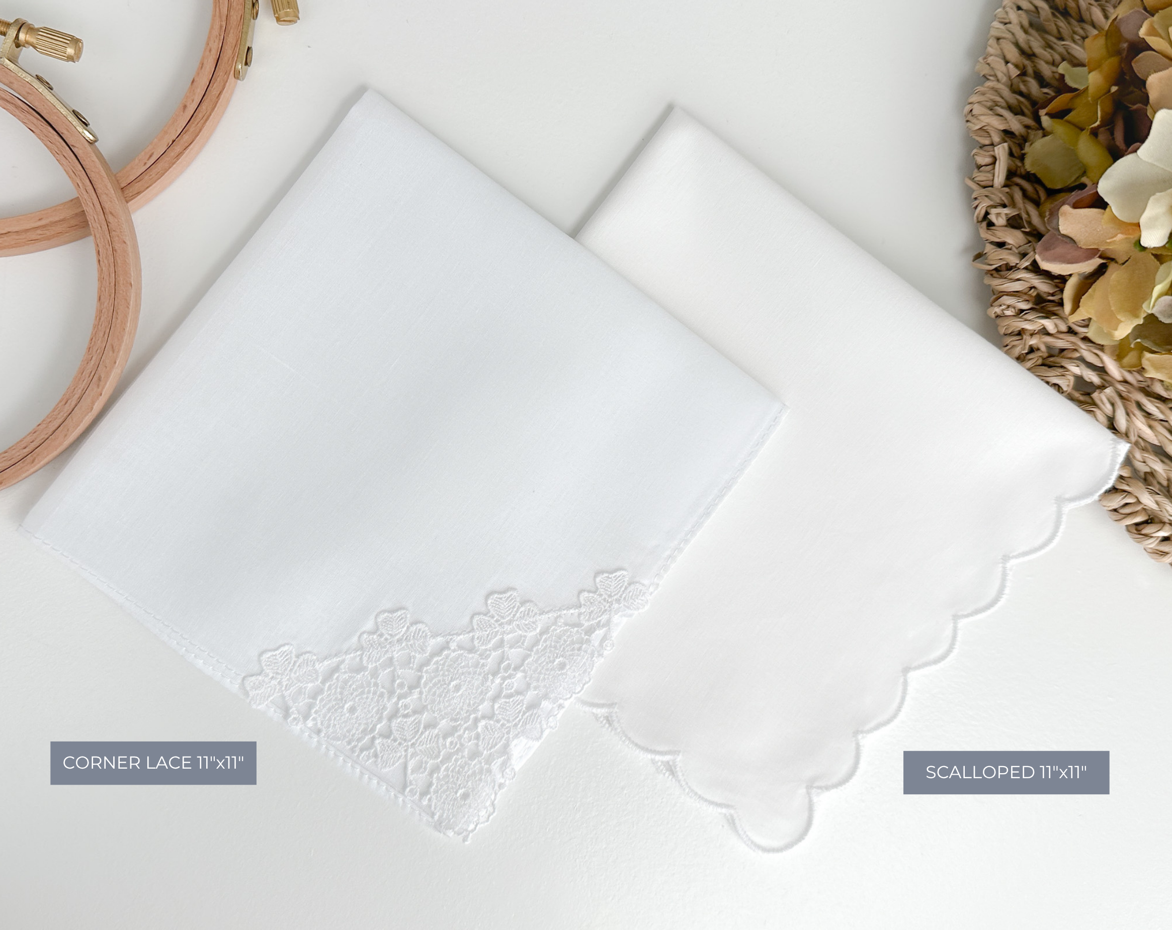 Embroidered Handwritten Handkerchief