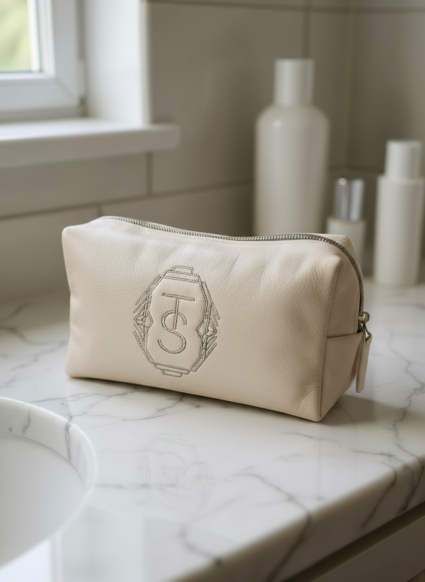TS Monogram Makeup Bag