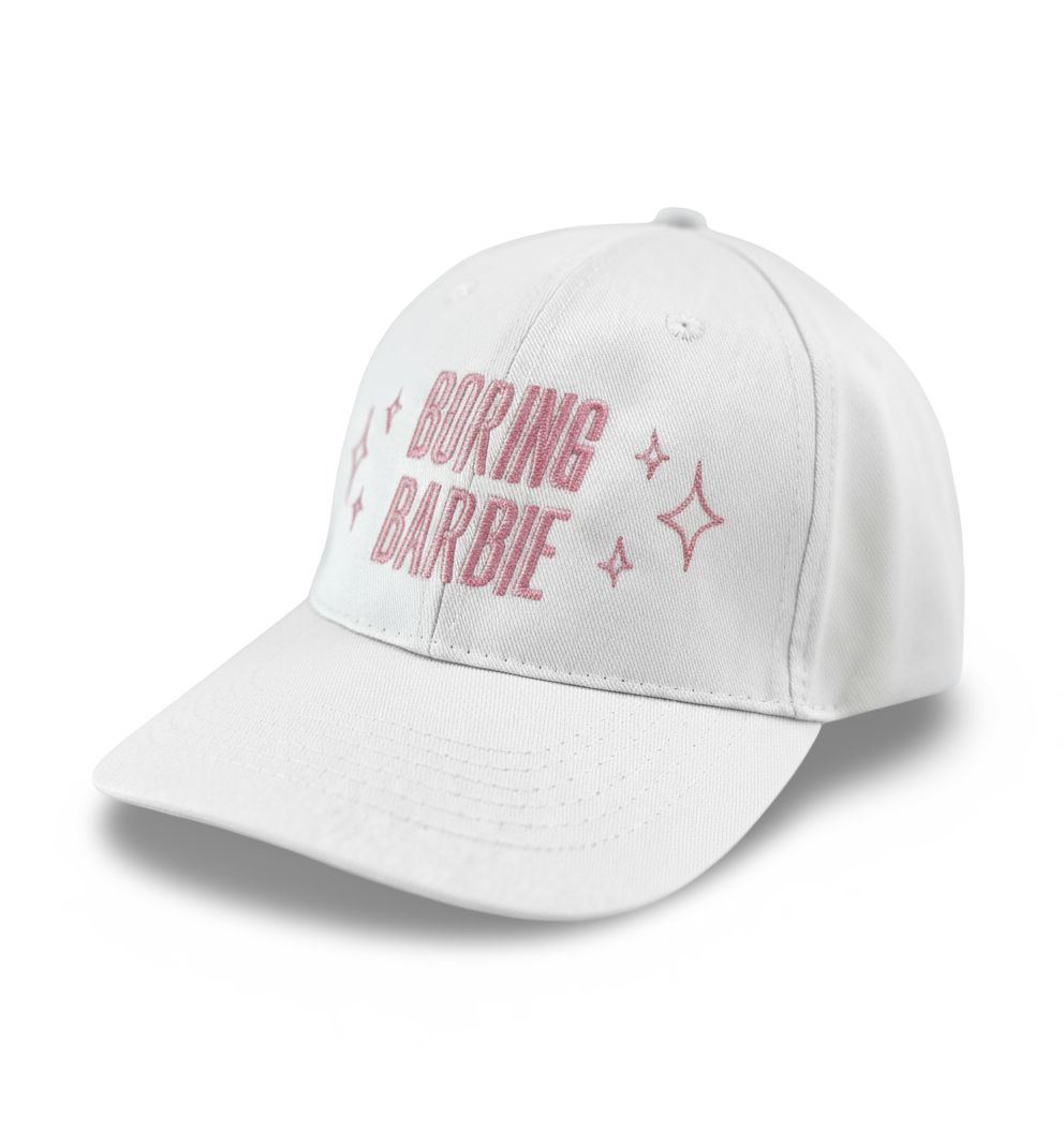 Boring Barbie Hat - White